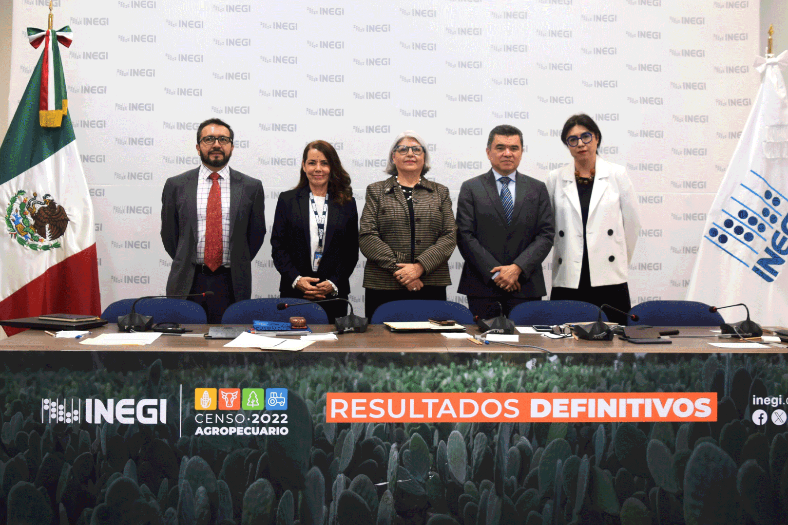 Representantes de medios de comunicación para diseminar la información del INEGI.
