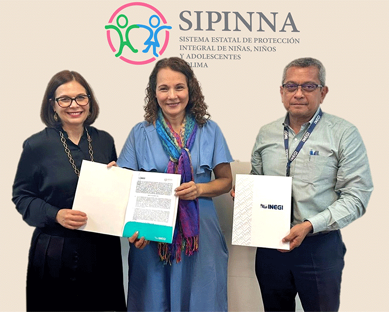 participantes a la firma del convenio.