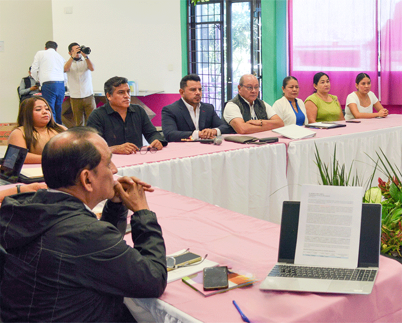 participantes en la reunión.
