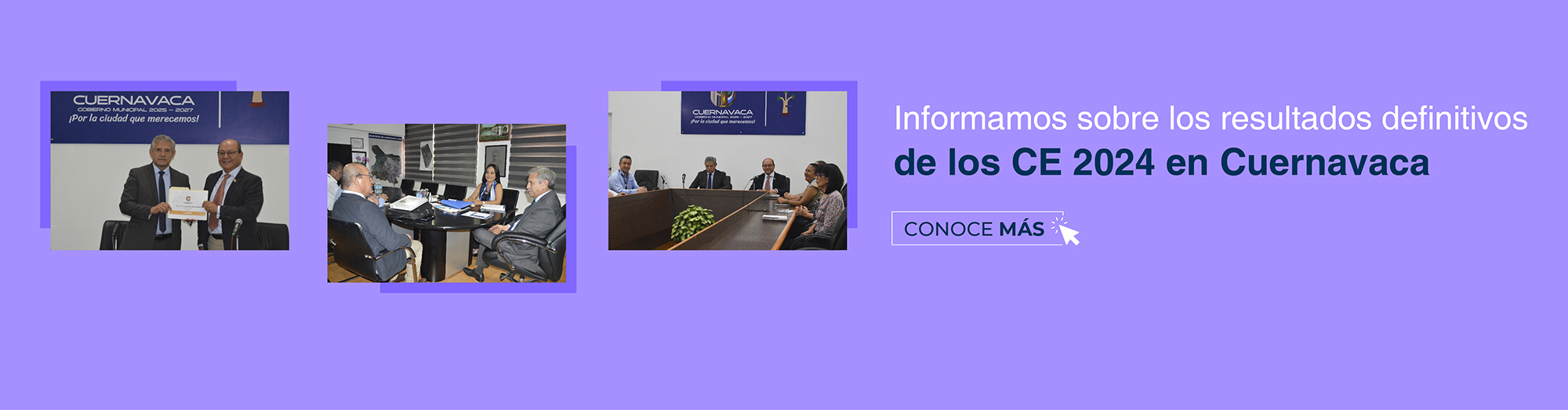 personal del INEGI y autoridades del municipio de Cuernavaca.