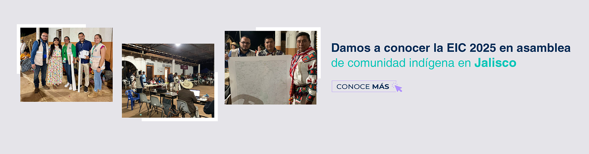 personal del INEGI, autoridades municipales de Mezquitic, comunidad indígena.