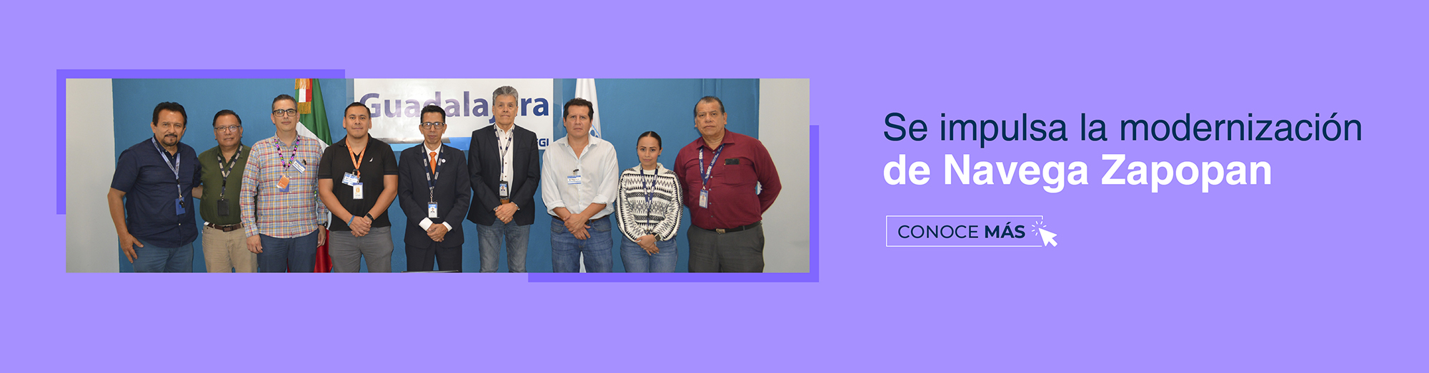 autoridades del INEGI y del ayuntamiento de Zapopan
