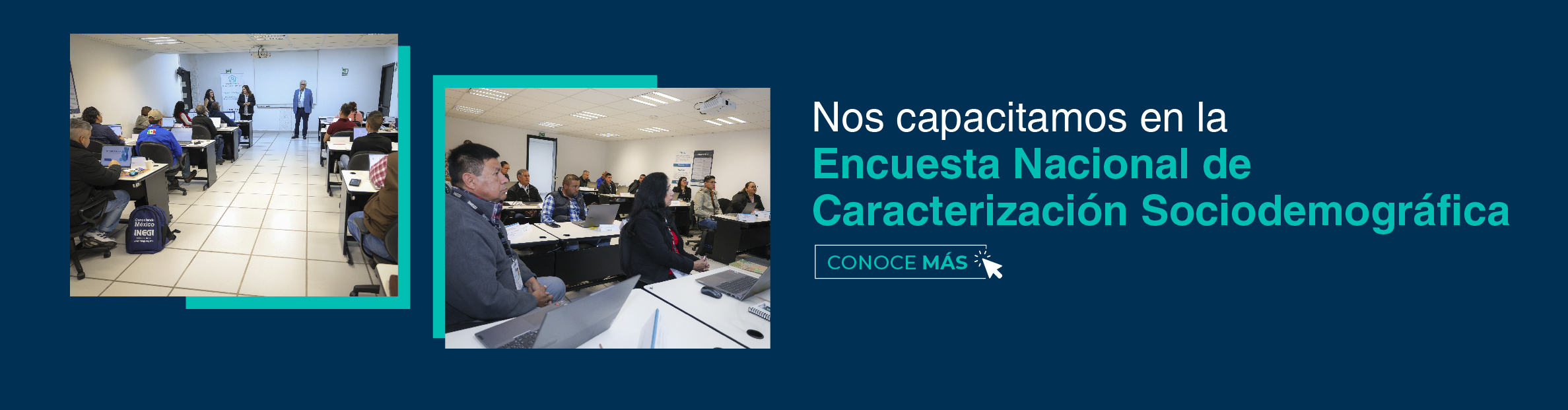 Collage de sesiones presenciales con personal encargado de zona y a nivel municipal.