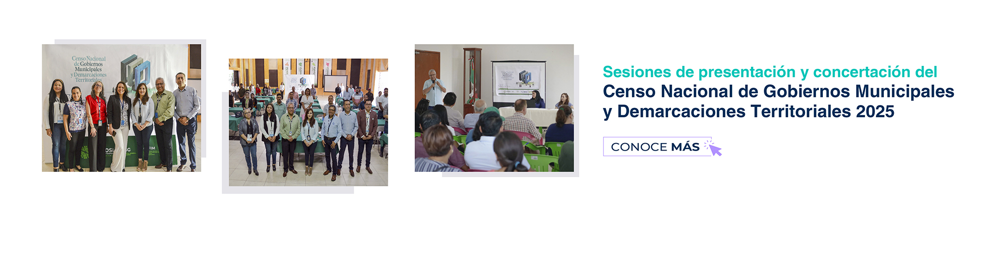 reuniones para afinar preparativos del censo.