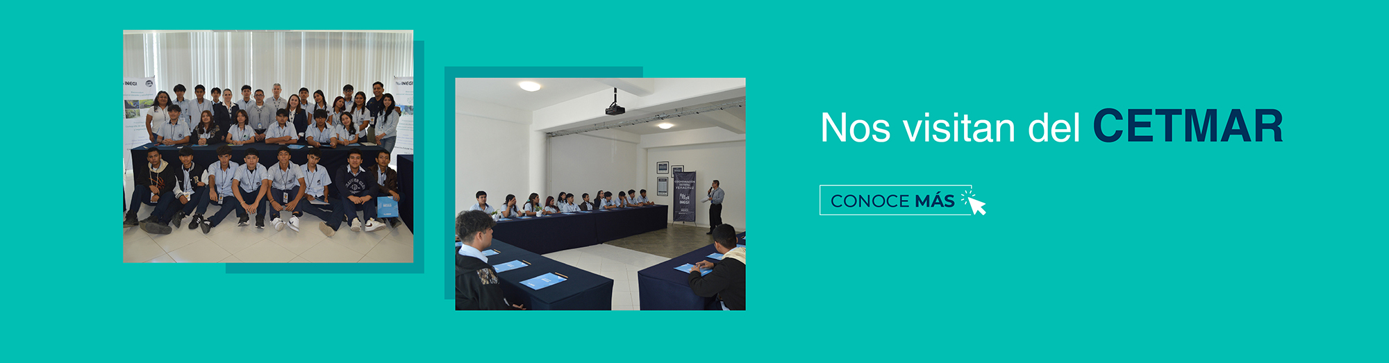 estudiantes y docentes del cetmar y personal del inegi.