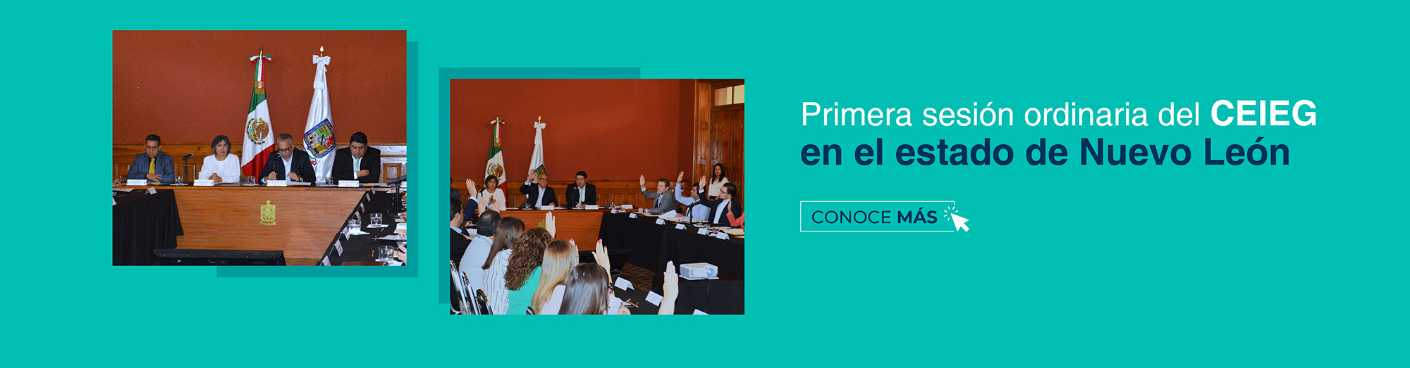 integrantes del Comité Estatal de Información Estadística y Geografía del estado de Nuevo León