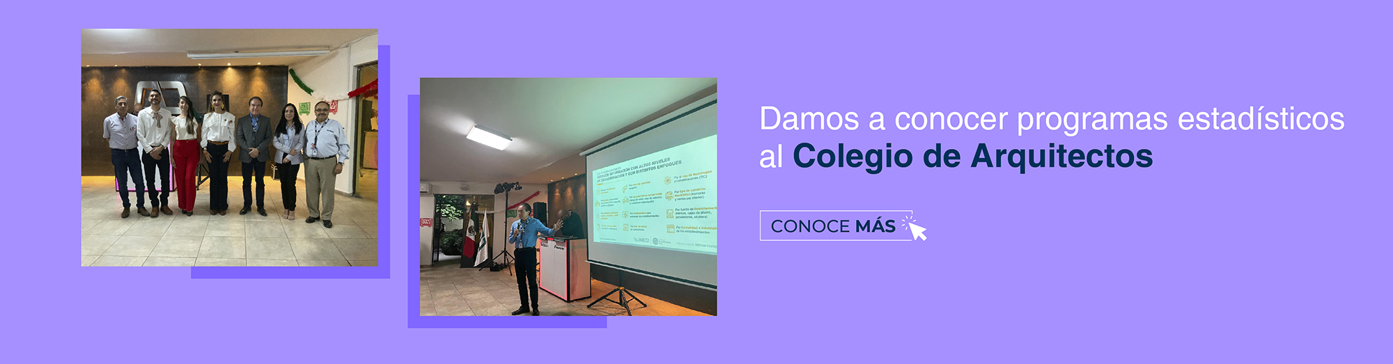 participantes en el evento geográfico.