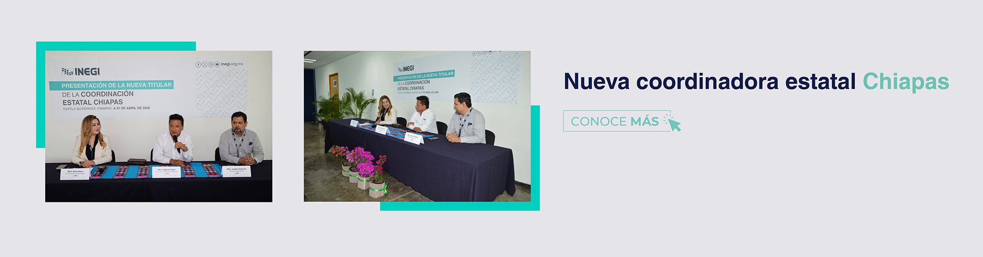 autoridades y personal asistente.