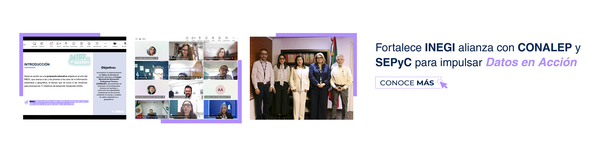 autoridades y personal presente en sendas reuniones.