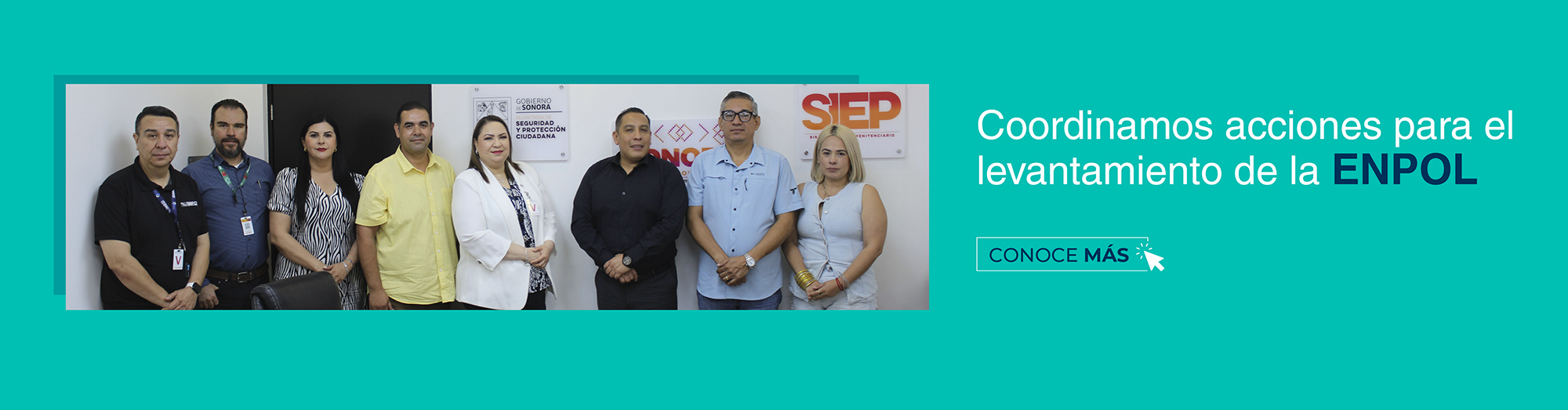autoridades y personal asistente.