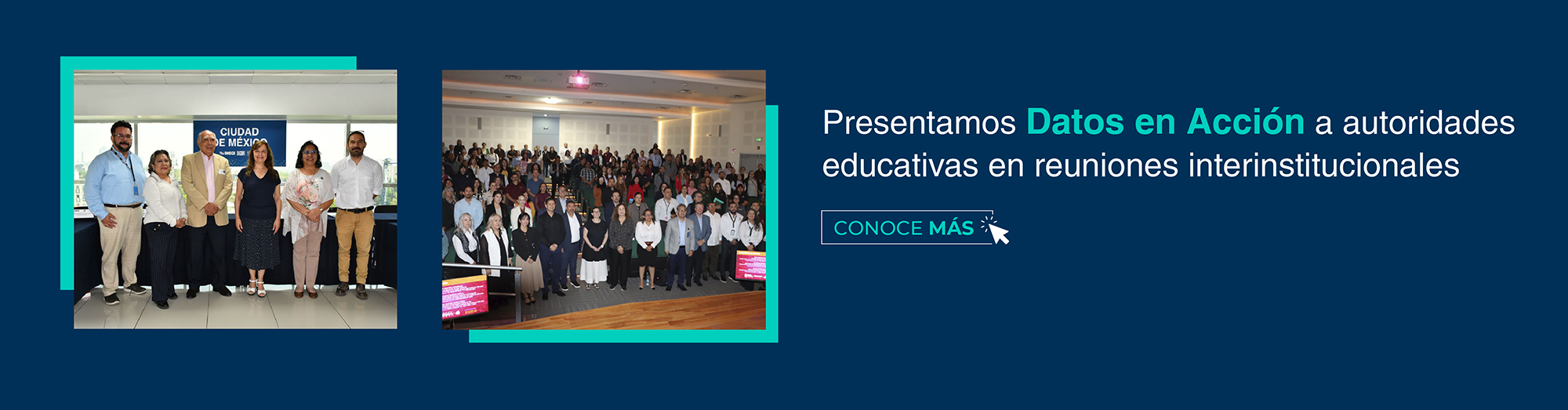 autoridades y público.