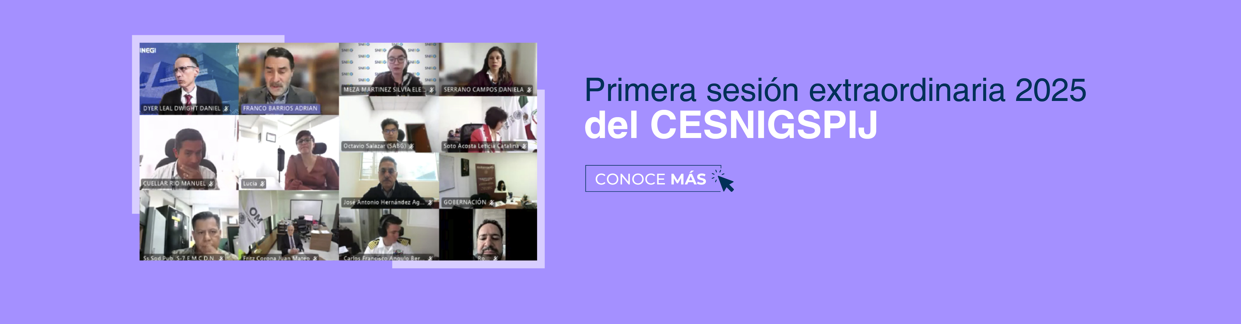 asistentes a la sesión.