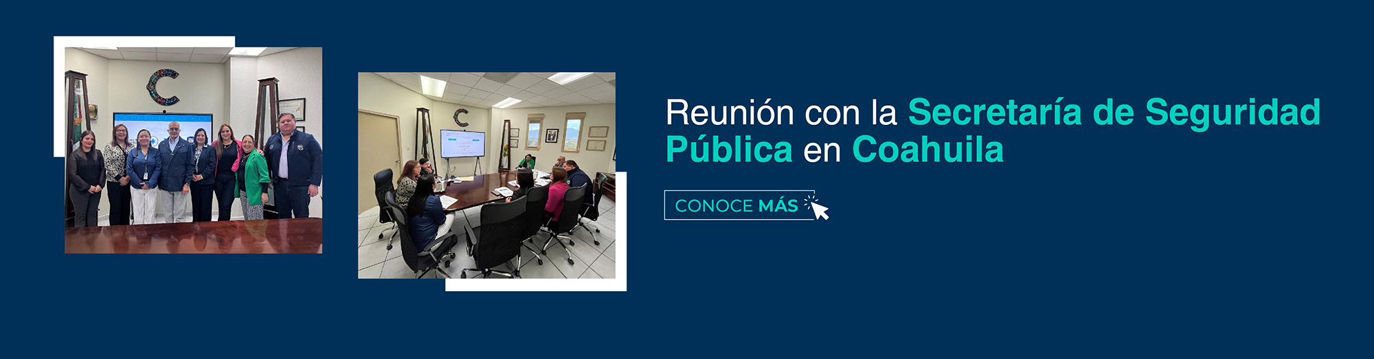 autoridades y personal asistente.