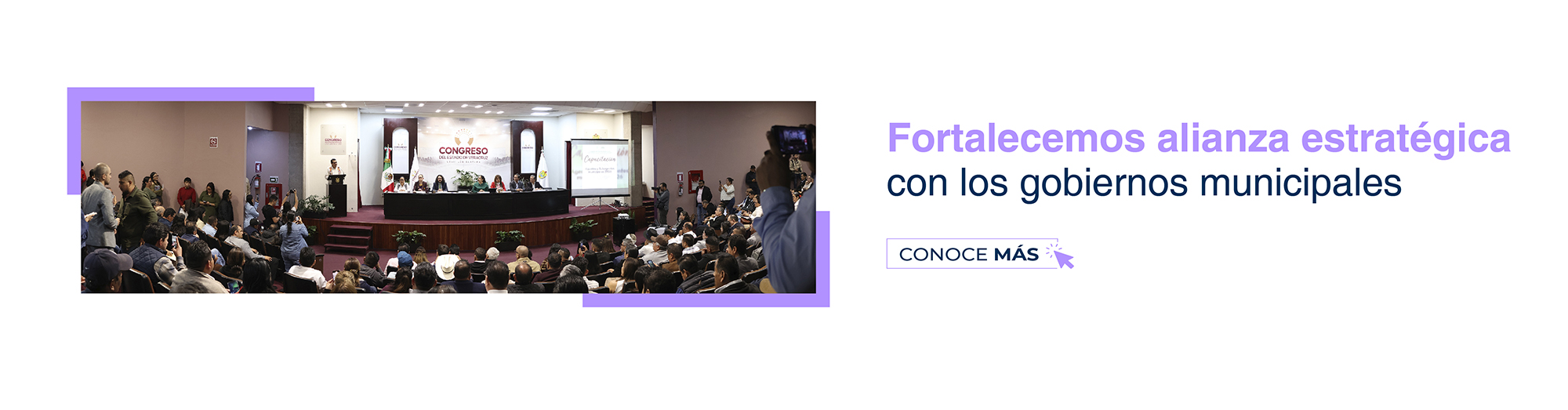 autoridades y personal asistente.